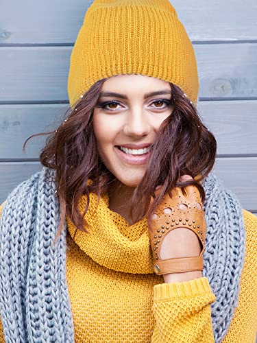Image of SATINIOR 3 Holes Ski Mask Full Face Cover Outdoor Balaclava Winter Knitted Neck Gaiter for Halloween Sports Cycling