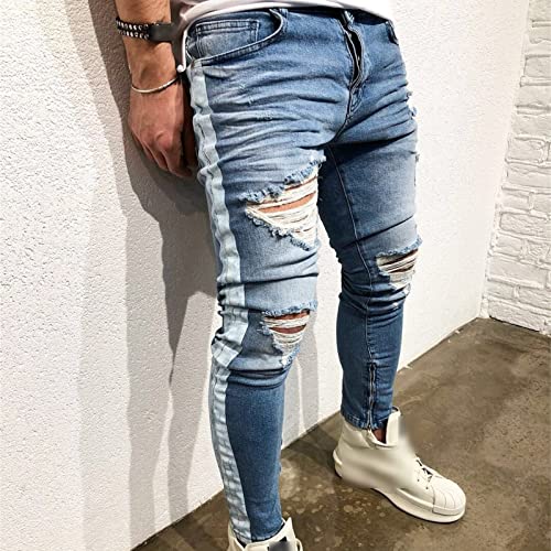 Pantalones Vaqueros Ajustados Elásticos para Hombre miniatura 2