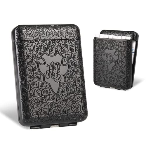Image of Peaky Blinders Cigarette Case Retro Metal Portable 16 Cigarettes Box - Black