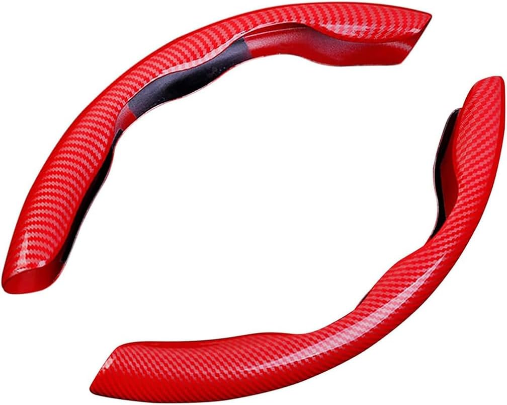 Car Steering Wheel Covers, for Porsche Boxster (986) Carbon Fiber Anti-Skid Segmented Protector Soft Breathable Grip, Auto Accessories,B-Blue