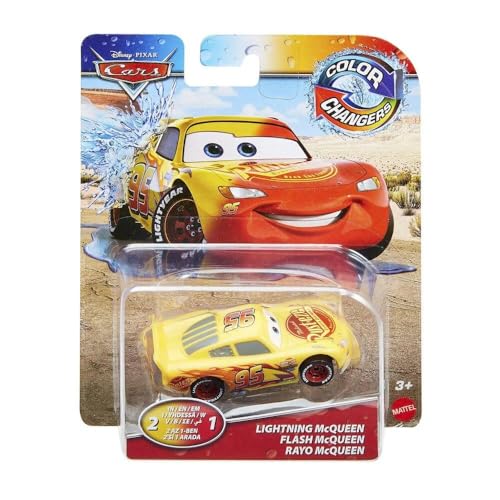 Mattel Disney Cars Color Changer Cruisin McQueen Yellow/Red (Red and Yellow)
