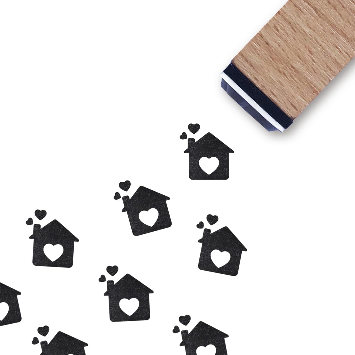 Home House Rubber Stamp - Scrapbooking & Crafting -1