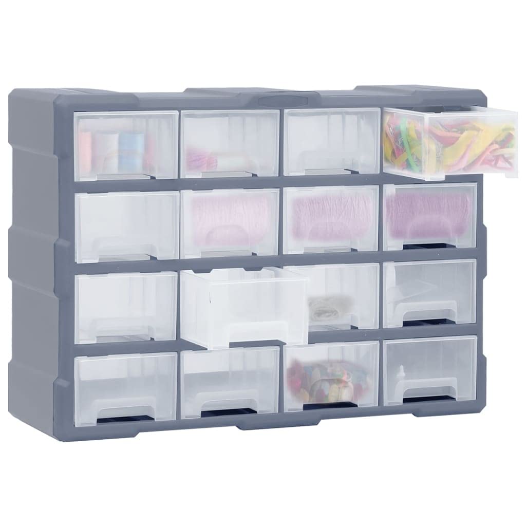 Genérico Organizador multicajones con 16 cajones medianos 52x16x37 cm,Bricolaje,Accesorios de Bricolaje,Organización y Almacenamiento de Herramientas,Cajas de herramientas-149602