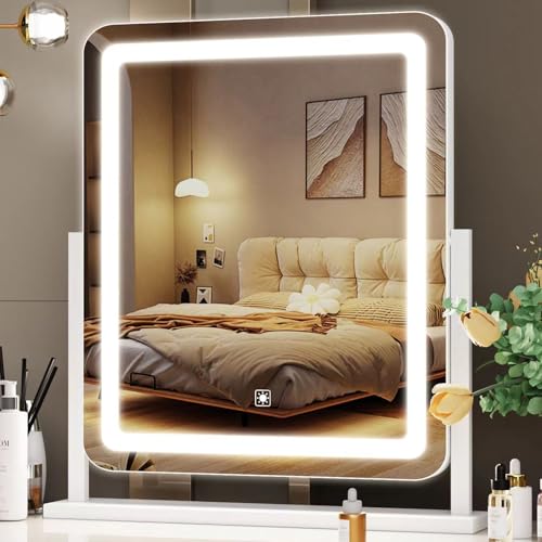 Gvnkvn Lighted Makeup Mirror, Hollywood Vanity Mirror with Lights, Thr