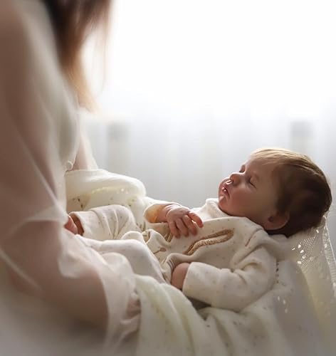Miniatura 6 de Anano Muñeca de bebé de silicona completa de 20 pulgadas, muñecas realistas de bebé Reborn de silicona de cuerpo completo para niña, muñeca realista
