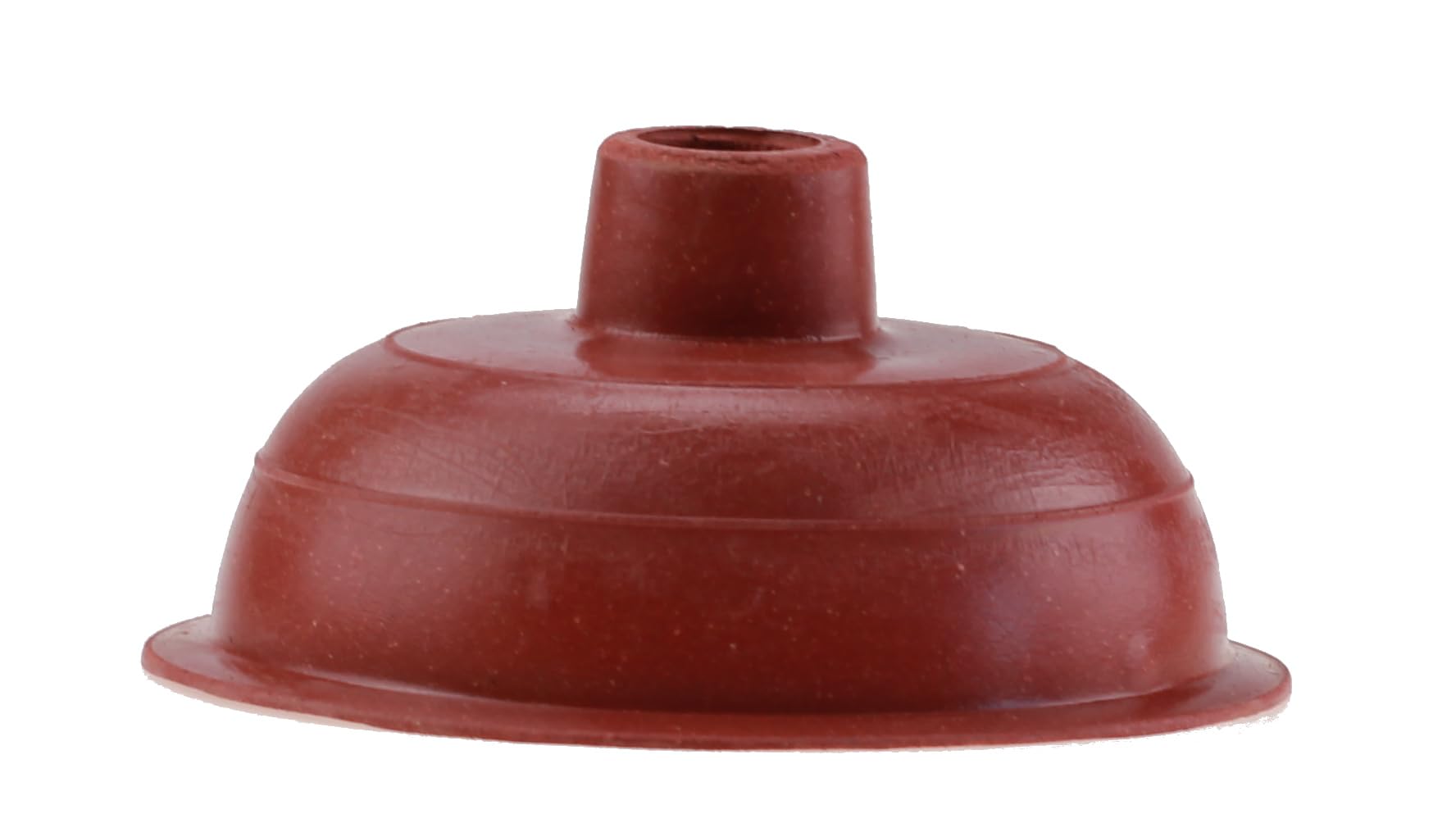 Bambelaa! Pümpel 140mm Pömpel Abfluss WC Saugglocke Dusche Abflußreinigungsgerät Plömpel Plunger Waschbecken Toiletten Pimpel Rohr Verstopfung Abflussreiniger Holz Gummi Langer Stiel Griff ca. 49 cm
