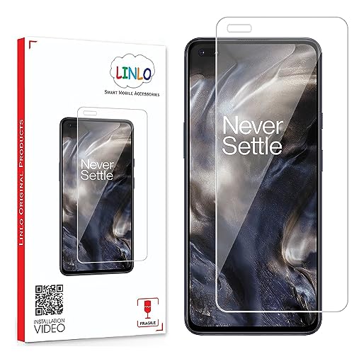Image of Tempered Glass Screen Protector Compatible for OnePlus Nord with Full Screen Coverage; Except Edges and Easy Installation Kit(Transparent), Pack of 1