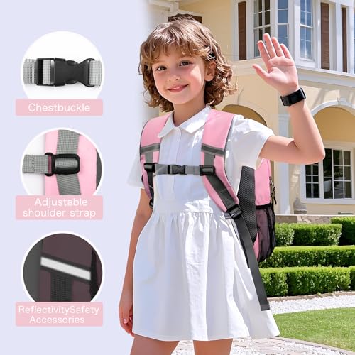 Image of STEAMEDBUN Girls Backpack for Girls 5-9,Kids Backpack for Elementary School Bag