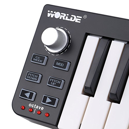 FUNFANG Easykey.25 ポータブル キーボード ミニ 25 キー USB MIDI コントローラー の商品画像 1