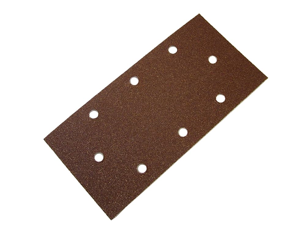 Faithfull AOTSBDHL Assorted 41277 Orbital Sanding Sheet - Red, Multi-colour, 185mm L x 93mm W
