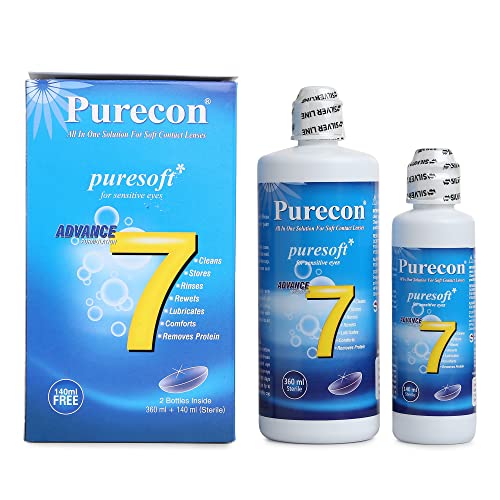 Purecon Puresoft Multi Purpose contact lense solution Combo, Ideal For Soft Contact Lenses (500 ml) - Image 6
