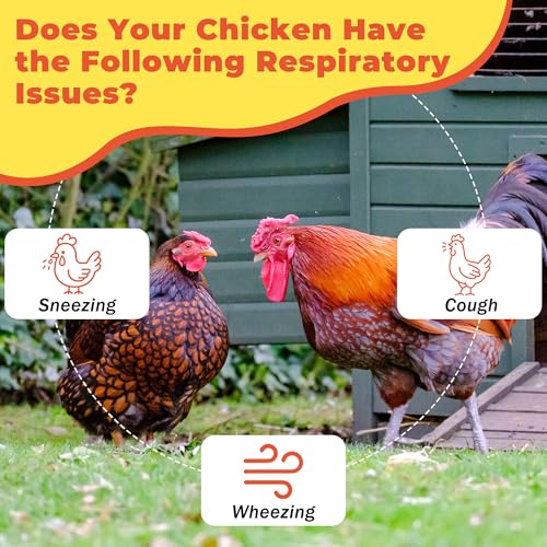 Respiratory Aid for Poultry - Chicken Supplement - Drinking Water Additive - Supports Respiratory Health in Roosters - Suitable for All Birds - 6 oz Dropper - Made in USA - Image 5