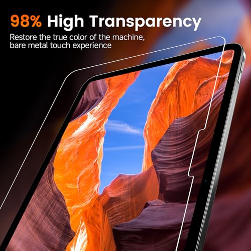Image of iGluz 2 Pack for iPad Pro 13 inch M5 /M4(2025 /2024) 9H+ Tempered Glass Screen Protector with Easy-Install Box[12FT Military Grade Shatterproof] Apple Pencil Compatible,HD Clarity,Scratch Resistant