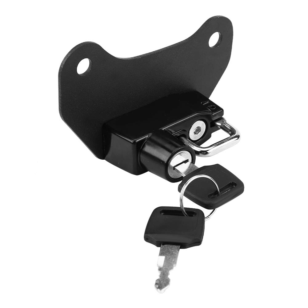 Yctze Motorcycle Helmet Lock- Aluminium Alloy Helmet Lock Mount Hook for Indian Scout/Sixty 2015-2018(Black)