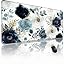 Bohemian Navy Blue Flowers