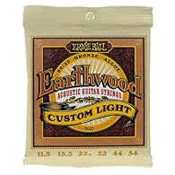 Vibrant and balanced with excellent projection and clarity. Ernie Ball's unique half-gauges allow players to find their perfect acoustic guitar string set. Custom Light sits in between Light and Medium Light. Premium materials and precision manufactu...