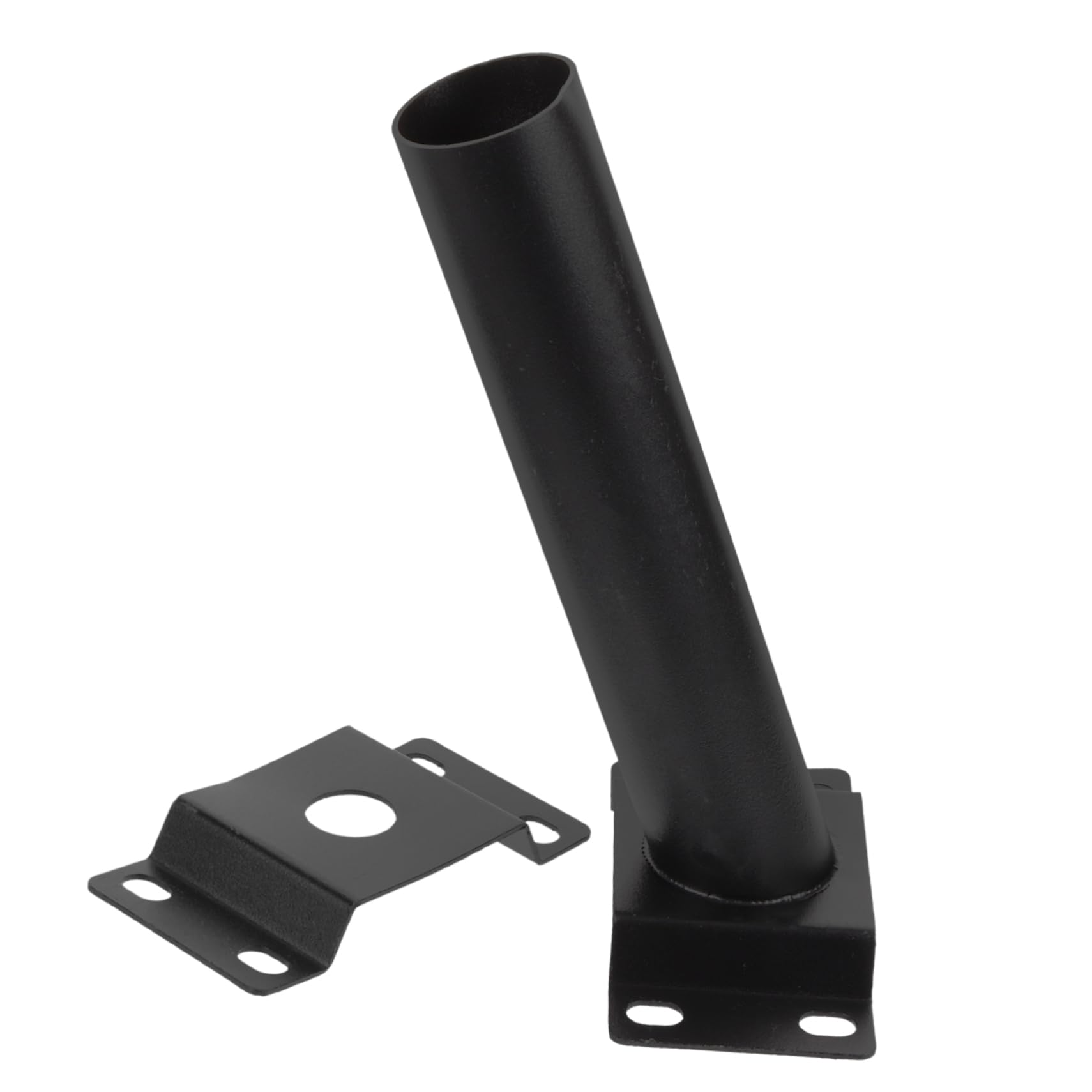 Garneck Solar-Powered Spotlight Bracket Metal Outdoor Street Light Mounting Arm for Led Garden Lights Easy Install Pole Mounting Kit for Yard Landscaping