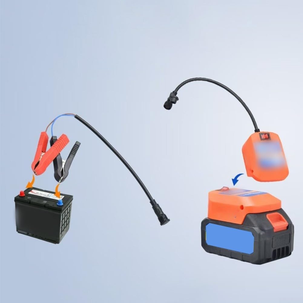 Batería de litio portátil de 21 V sumergible para agua, caudal de 40-60 l/min, cabezal de 4-6 m, diámetro de 38 mm x 18 cm de altura