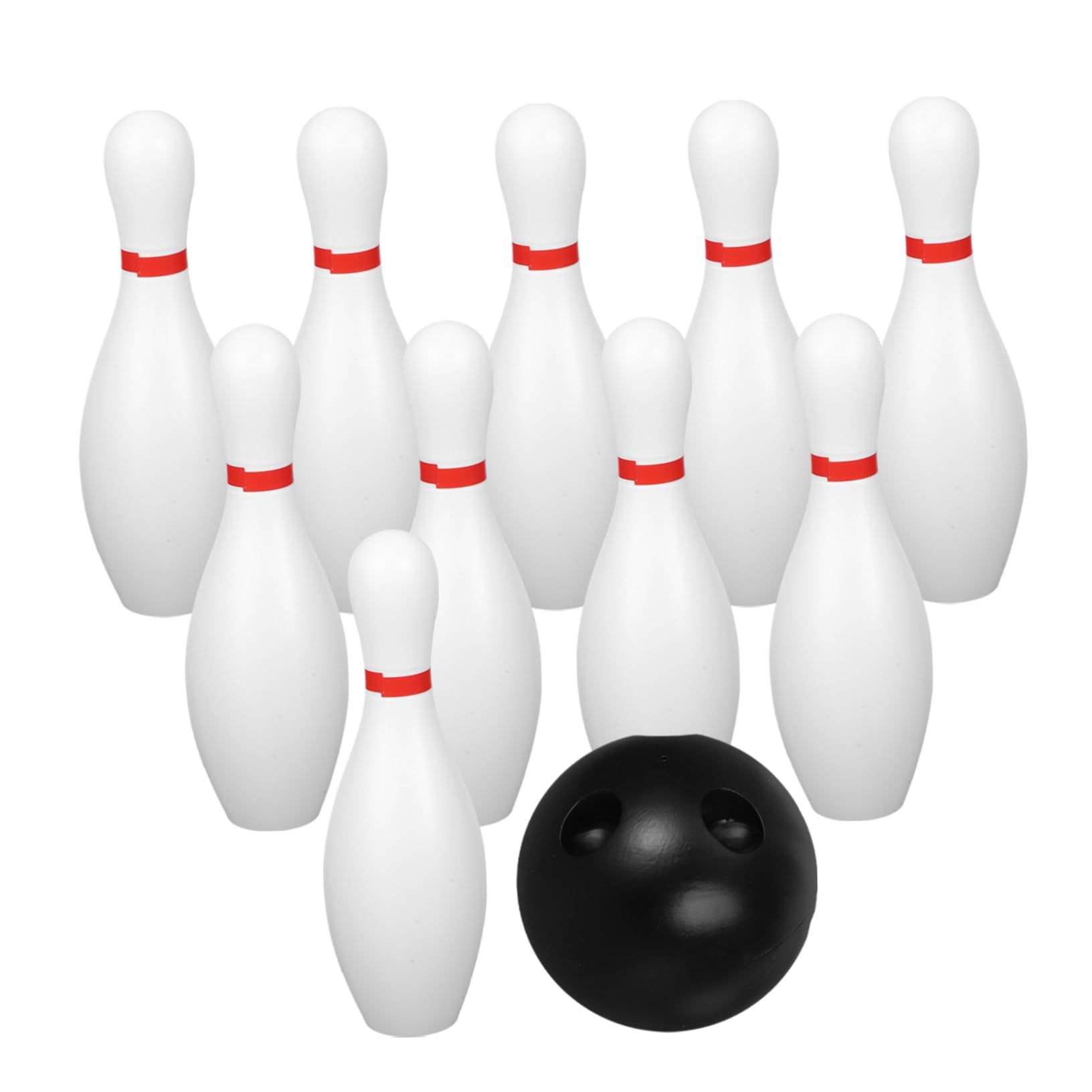Jeu De Bowling Enfant – 10 Quilles Et 2 Boules – Plastique PE, 17 Cm – Intérieur Et Extérieur, Dès 3 Ans