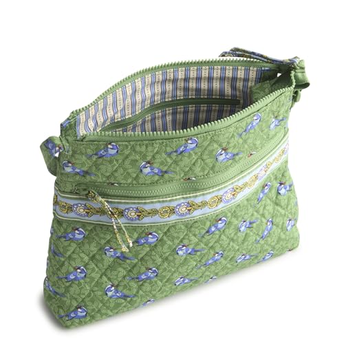 Image of Vera Bradley Women's Premium Cotton Original Zip Hipster Crossbody Bag