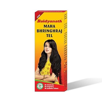 Baidyanath Mahabhringraj Tel | Ayurvedic Hair Oil | Hairfall Control | 200ml