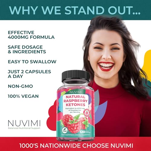 Raspberry Ketones - 4000 mg - Natural Food Supplement to Help Support Healthy Keto Diet for Men & Women - 120 Pills - Image 3
