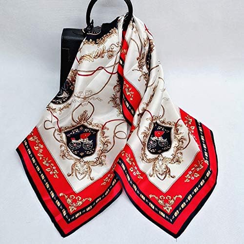 ANDANTINO 100% Pure Mulberry Silk Scarf 35" Large Square Lightweight Headscarf –Women’s Hair Wraps-With Gift Packed - Image 6