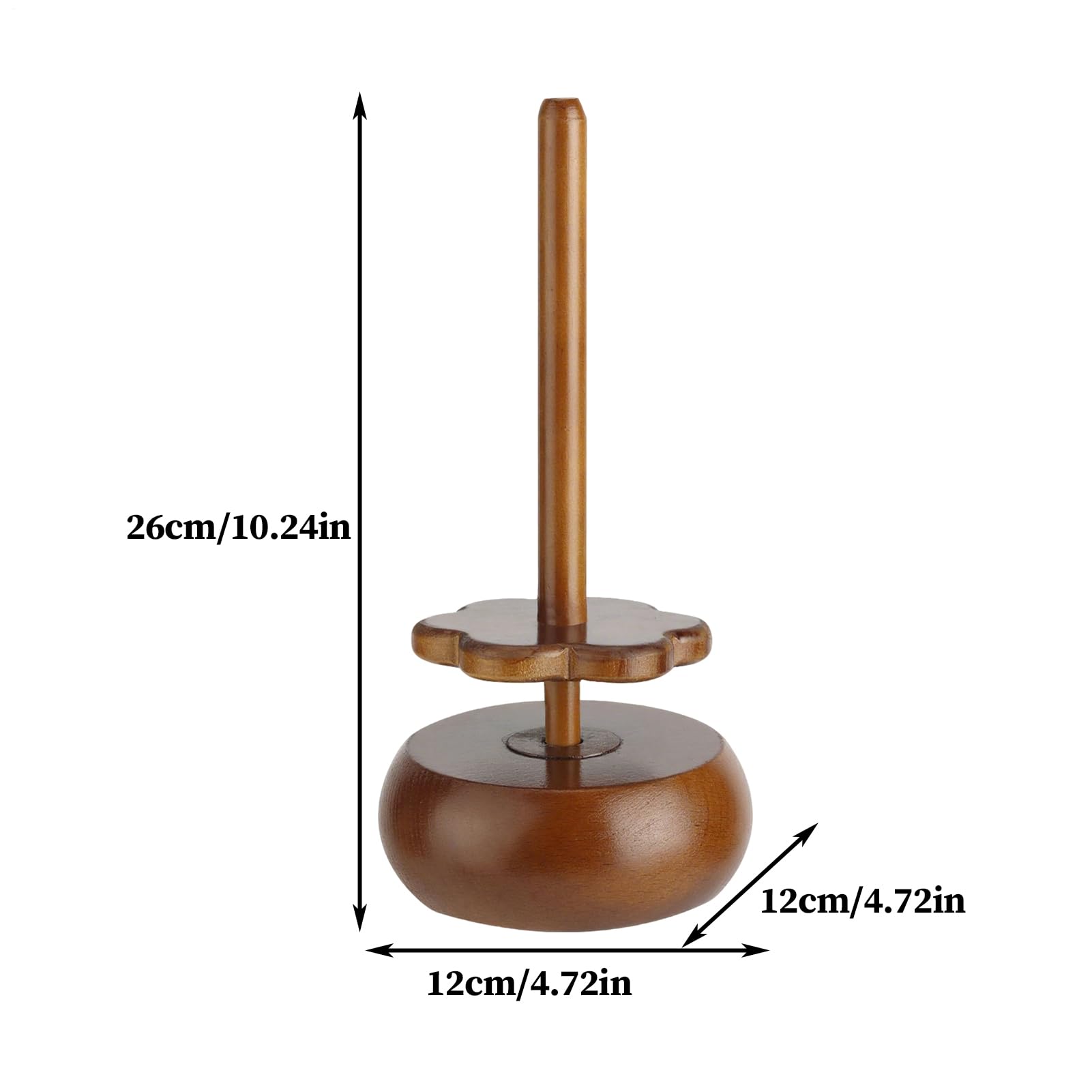 Portaalambre para gancho, Bobinadora magnética de madera para almacenamiento de lana de punto | Soporte para gancho y accesorios - Mujeres adultas Principiantes