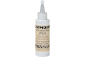 Books By Hand, Professional PVA Adhesive, Dries Clear, Remains Flexible (4 Ounce)