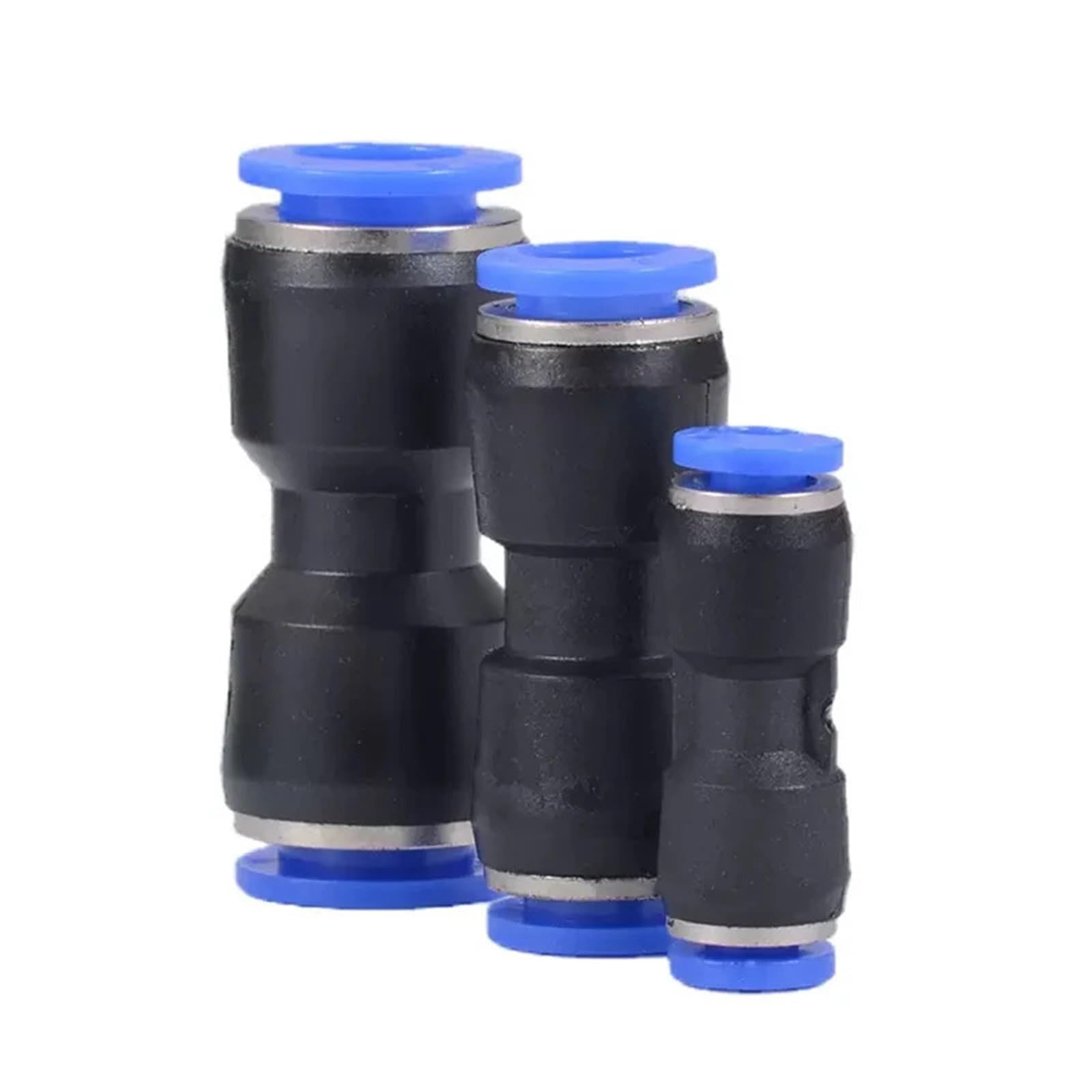 50/100/500/1000 Pièces Trachée Pneumatique Connecteur Rapide En Plastique Droit À Travers PG PU8 PU4 PU5 PU10 12(PU-8,50Pcs)