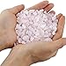 SUNYIK Rose Quartz Tumbled Chips Stone,Crushed Crystal Quartz Pieces,Irregular Shaped Stones,1pound(about 460 gram)