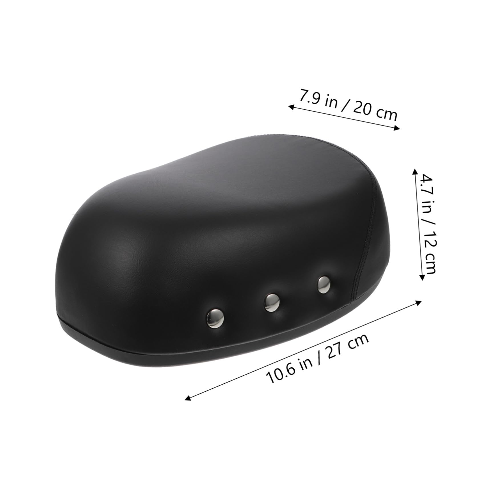 YARNOW Coussin vélo sans Nez pédales rembourré Selle en Gel pour vélos poignées pôle siège de vélo à Haute élasticité Selle de vélo sans Nez Selle de Voiture électrique Black