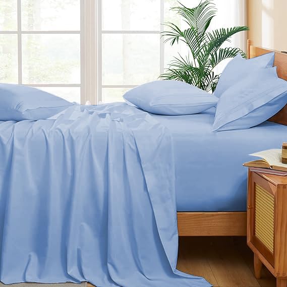 Linens Limited Luxury 6-Piece Egyptian Cotton Sheet Set