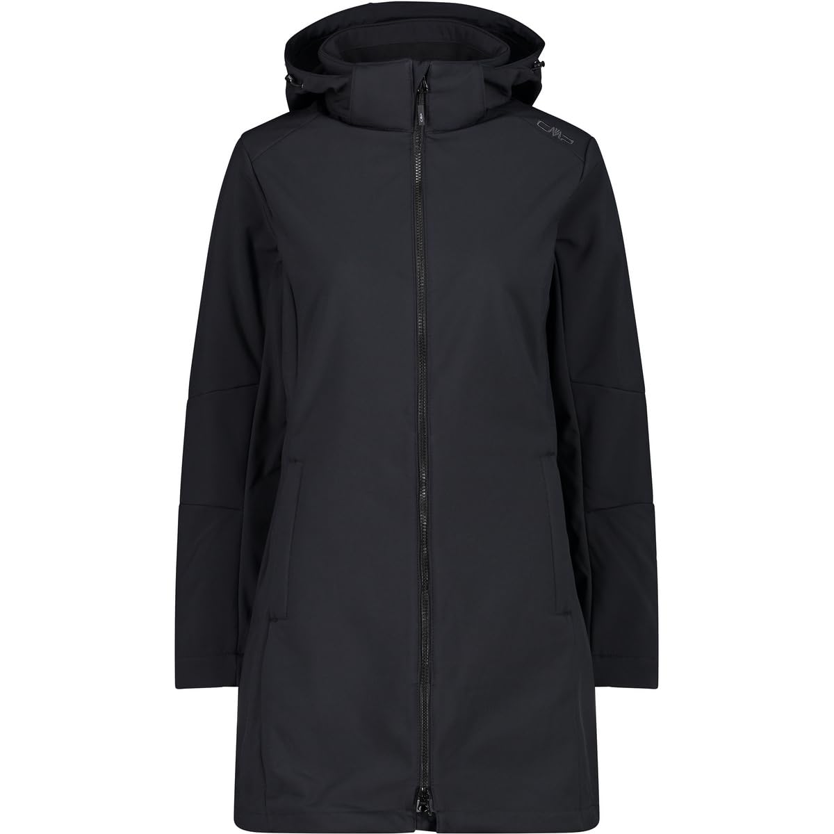 CMP Parka In Softshell Da Donna Con Cappuccio Removibile Felpa con cappuccio da donna Donna