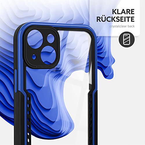 Coque silicone TPU iPhone 13 Mini ONEFLOW Vanguard bleu - 6