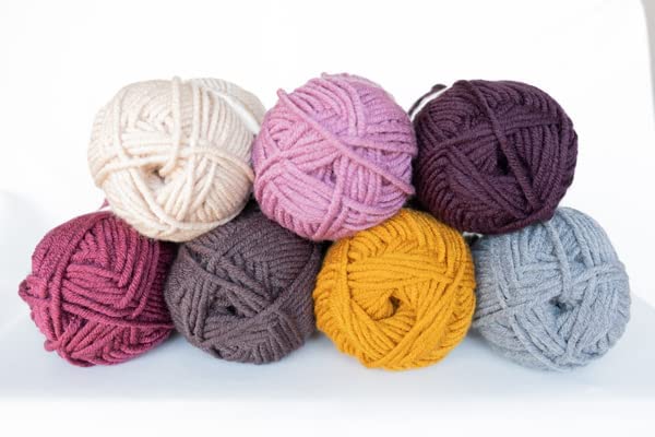 LaVita Yarn Gold Hand Knitting Yarn 5-Pieces Pack 100% Acrylic Yarn, 1 Ball 100 gr, 100 mt (9537) - Image 4