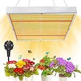 🌲【Hervorragender Wärmeableitungseffekt】Wir verwenden hochwertige Lampenperlen mit einer Lichtdurchlässigkeit von mehr als 100%.Aluminiumlegierungsmaterial in Luftfahrtqualität und Kühlerdesign in Computerqualität sowie die schöne Aluminiumplatte sind mit einem Wärmeableitungssystem ausgestattet, damit das Pflanzenlicht die Wärme während des Betriebs perfekt ableiten kann. Während des Betriebs gibt es keine Geräusche, auch wenn es im Raum platziert wird, es wird Ihre Ruhe nicht beeinträchtigen.