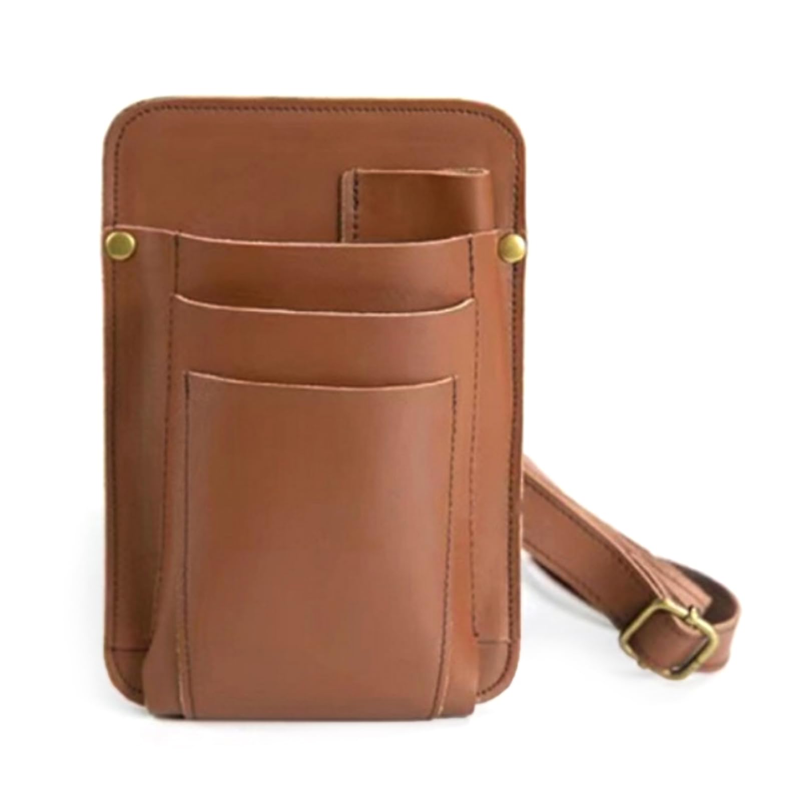 Klaisy Men's Brown Garden Florist Tool Belt For Leather Tool Belt For Wo Handmade Tool Belt Leather Gardener Electrician Carpenter