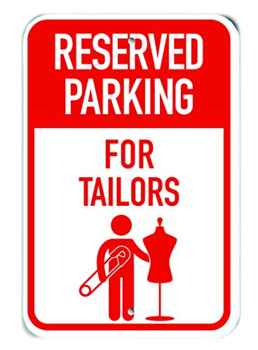 Panneau plastique rouge de signalisation de parking pour tailleur