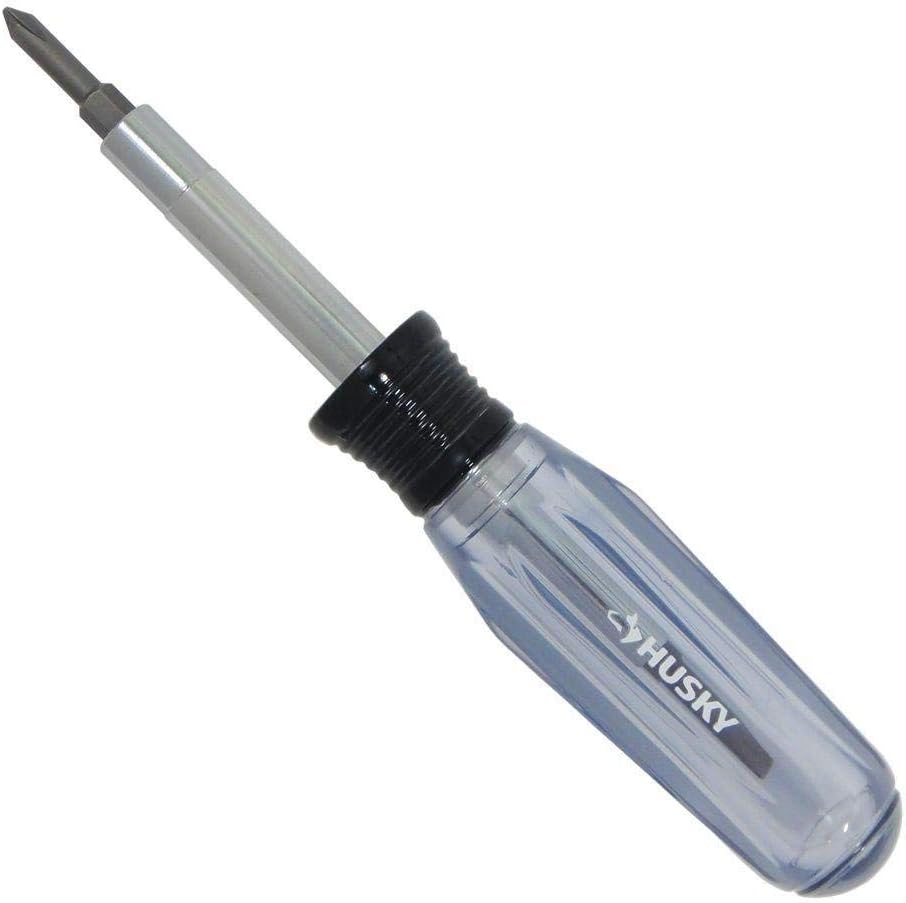 Husky6 in 1 Reversible screwdriver Flat head and Phillips