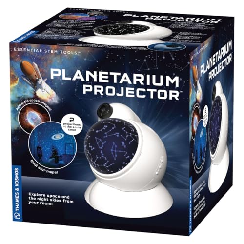 Thames & Kosmos Planetarium-Projektor, Wissenschafts-Kit für Kinder, Lernressourcen für Astronomie, STEM-Spielzeug für wissenschaftliche Experimente, 3 Sprachen, ab 8 Jahren