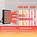 Red Light Therapy Panel, 40 Dual Chip LEDs, Near-Infrared Light 660nm & 850nm, Flicker Free, Red Light Therapy Panel for Body, Face, Muscle, Sleep Improvement