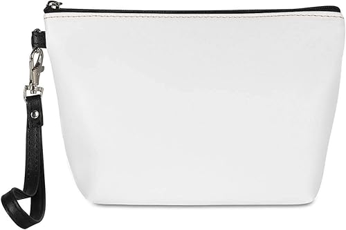 Miniatura 4 de WELLFLYHOM Bolsa de cosméticos de viaje, neceser de maquillaje, monedero, estuche para lápices para regalo de mujer, Tinte brisa marina