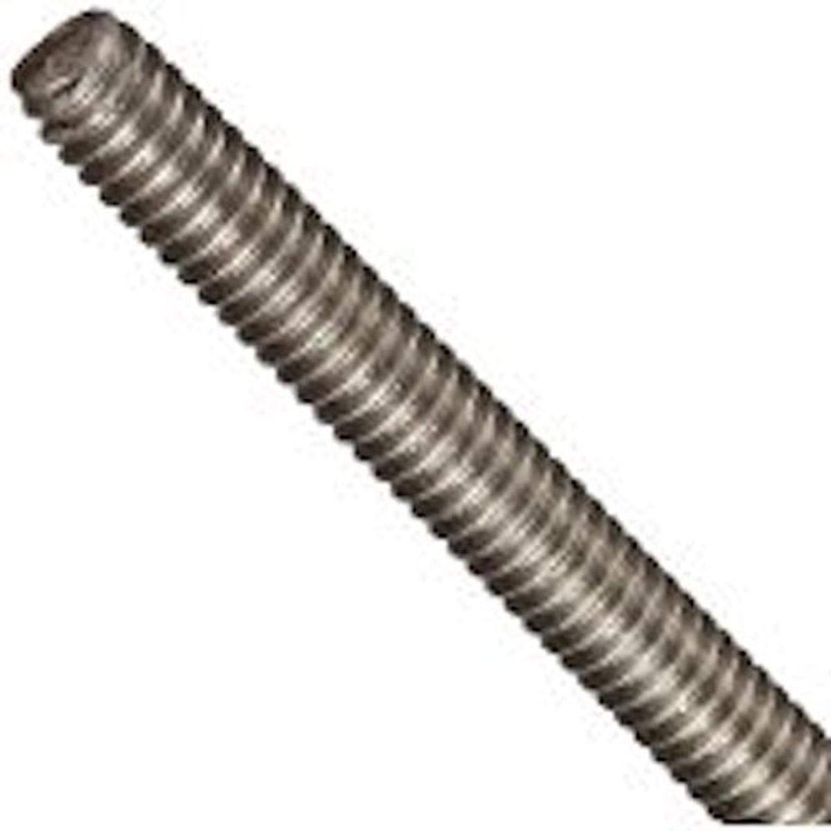 188 Stainless Steel Fully Threaded Rod, Meets DIN 975, M81.25 Thread
