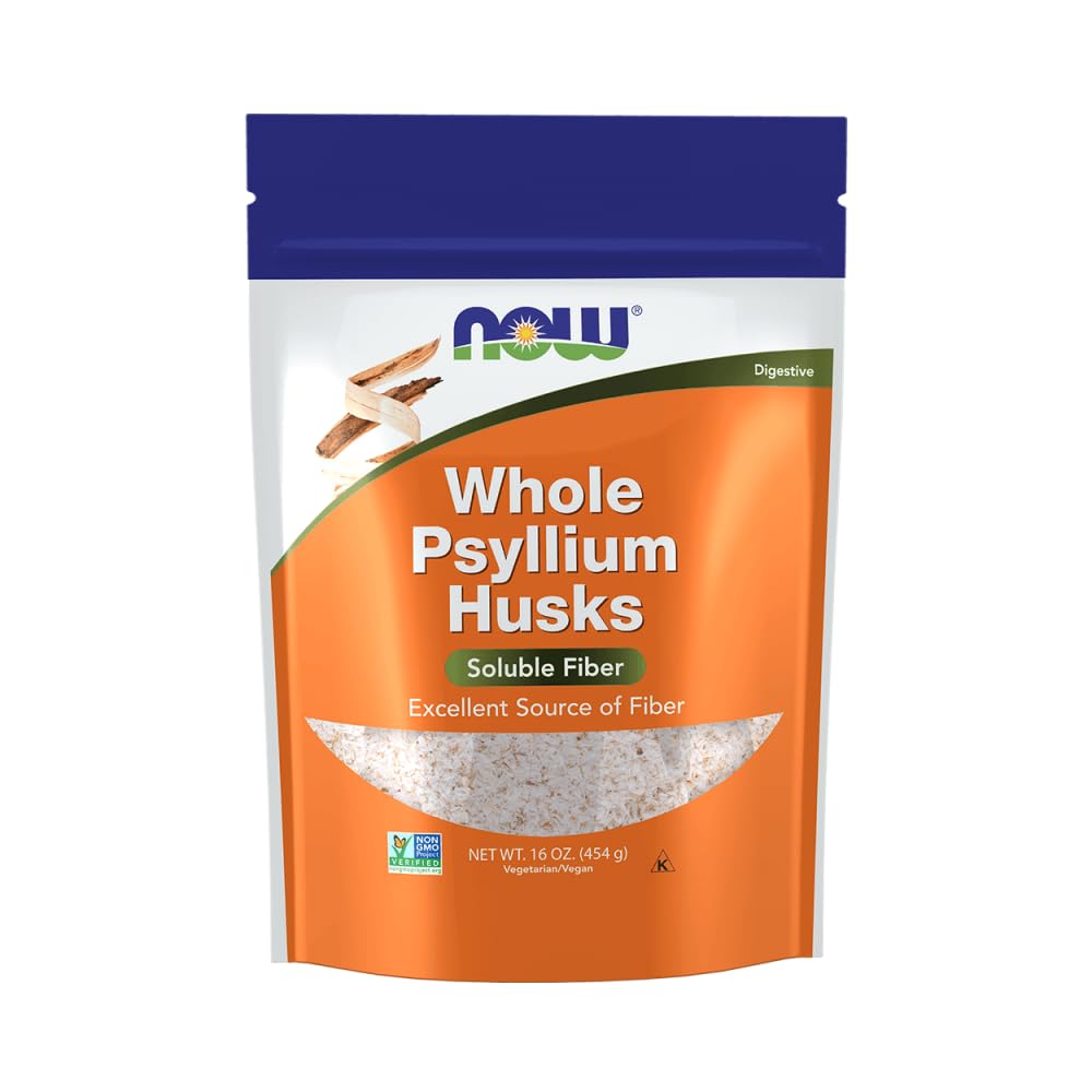 Now Foods Whole Psyllium Husks (454g) Sans saveur - Aliments fonctionnels - Super Aliments