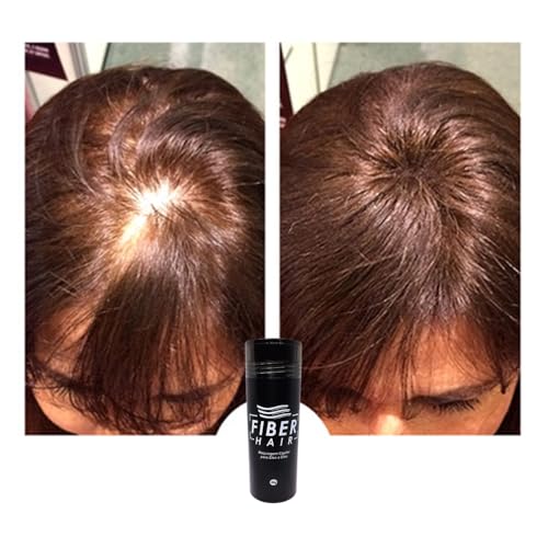 Fiber Hair Maquiagem Capilar Disfarce Calvície 30g Castanho Médio