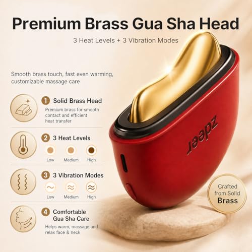 ZDEER GS5 Brass Heated Electric Gua Sha