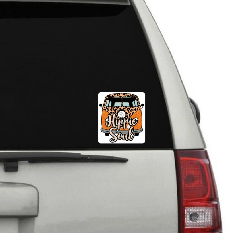 Gran idea de regalo: calcomanías Hippie Soul con estampado de guepardo 2