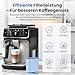 Molifal Wasserfilter für Philips AquaClean CA6903/10 CA6903/22- Filterpatrone kompatibel mit Saeco Philips LatteGo Kaffeevollautomat - BPA-frei, kalkfrei, verbessert Geschmack (4X)