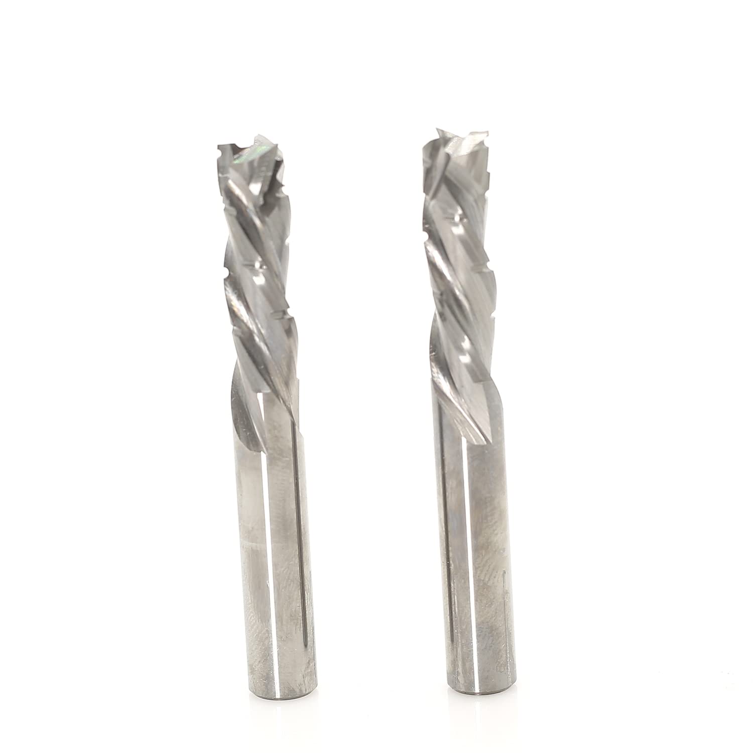 Fresa a Spirale per Legno, Up&Down Taglio, 8mm Gambo, Taglio 8mm x 27mm, CNC Fresa Candela, Bit di Compressione HRC55, Frese per Metallo